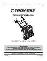 Troy-Bilt 208cc FLEX Operator'S Manual preview