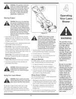 Предварительный просмотр 9 страницы Troy-Bilt 21" Rotary Mower Operator'S Manual