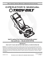 Troy-Bilt 24A-070F768 Operator'S Manual preview