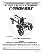 Preview for 1 page of Troy-Bilt 24AF572B766 Operator'S Manual