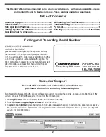 Preview for 2 page of Troy-Bilt 24B-060F766 Operator'S Manual