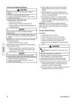 Preview for 16 page of Troy-Bilt 2550 PSI Operator'S Manual