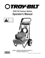 Предварительный просмотр 1 страницы Troy-Bilt 2550 Operator'S Manual