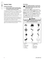 Предварительный просмотр 4 страницы Troy-Bilt 2550 Operator'S Manual