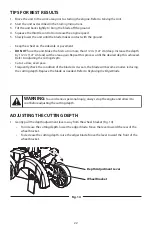 Preview for 22 page of Troy-Bilt 25A-304-766 Operator'S Manual