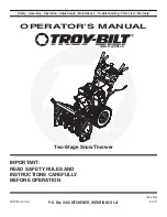 Troy-Bilt 31AE5KLG Operator'S Manual preview