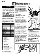 Предварительный просмотр 20 страницы Troy-Bilt 34061 Owner'S Manual