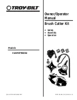 Preview for 1 page of Troy-Bilt 41 AM079G063 Owner'S/Operator'S Manual