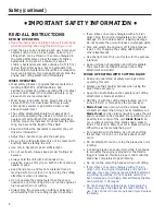 Preview for 4 page of Troy-Bilt 41 AM079G063 Owner'S/Operator'S Manual