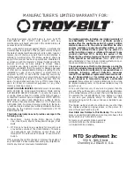 Preview for 14 page of Troy-Bilt 41 AM079G063 Owner'S/Operator'S Manual