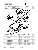 Troy-Bilt 41AC55RP966 Service Spare Parts List предпросмотр