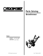 Предварительный просмотр 1 страницы Troy-Bilt 42027 Parts Catalog