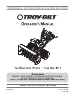 Предварительный просмотр 1 страницы Troy-Bilt 4510 Operator'S Manual