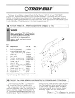 Preview for 3 page of Troy-Bilt 47260 Owner/Operator Manua