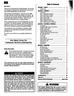 Preview for 2 page of Troy-Bilt 47329 Owner'S Manual