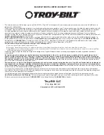 Preview for 6 page of Troy-Bilt 49MRBESP966 Operator'S Manual