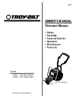 Preview for 1 page of Troy-Bilt 52057 Owner'S Manual