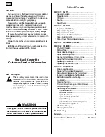 Preview for 2 page of Troy-Bilt 52065 Owner'S Manual