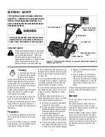 Предварительный просмотр 3 страницы Troy-Bilt 630C-Tuffy Operator'S Manual