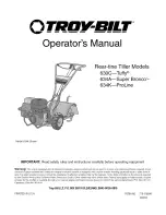 Troy-Bilt 634K--ProLine Operator'S Manual preview