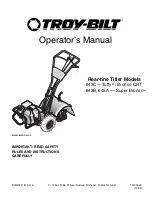 Troy-Bilt 643B Super Bronco Operator'S Manual preview