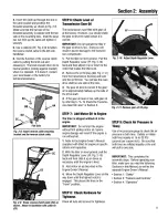 Preview for 9 page of Troy-Bilt 645A Super Bronco Operator'S Manual