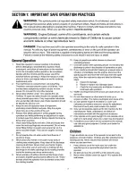 Preview for 3 page of Troy-Bilt 654 Operator'S Manual