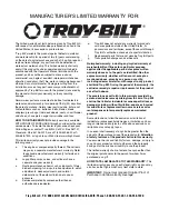 Preview for 12 page of Troy-Bilt 657 Operator'S Manual