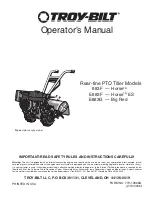 Troy-Bilt 683-Horse Operator'S Manual preview