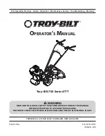 Preview for 1 page of Troy-Bilt 700 SERIES Operator'S Manual