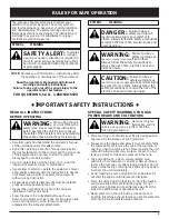 Preview for 3 page of Troy-Bilt 769-00485A P/N 769-00485A Operator'S Manual