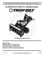 Troy-Bilt 769-03253 Operator'S Manual preview