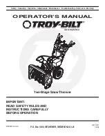 Предварительный просмотр 1 страницы Troy-Bilt 769-04207 Operator'S Manual