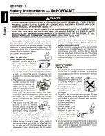 Предварительный просмотр 4 страницы Troy-Bilt 8 HP Owner'S/Operator'S Manual