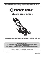 Preview for 21 page of Troy-Bilt 860 series Operator'S Manual