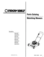 Troy-Bilt 8628R Parts Catalog предпросмотр