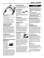 Preview for 13 page of Troy-Bilt 909J Tuff-Cut Operator'S Manual