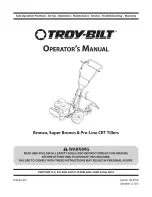 Preview for 1 page of Troy-Bilt Bronco CRT Operator'S Manual