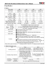 Preview for 5 page of Troy-Bilt Brushless DC Motor Driver User Manual