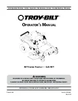 Preview for 1 page of Troy-Bilt Colt RZT Operator'S Manual