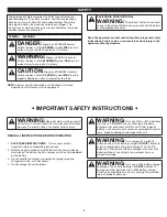 Preview for 2 page of Troy-Bilt CORE TB4200 Operator'S Manual