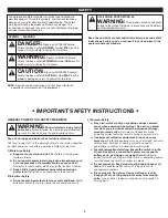 Preview for 2 page of Troy-Bilt CORE TB4400 Operator'S Manual