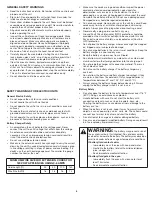 Preview for 4 page of Troy-Bilt CORE TB4400 Operator'S Manual