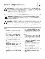Preview for 3 page of Troy-Bilt CSV 060 Operation Manual