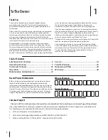 Preview for 2 page of Troy-Bilt CSV 206 Operation Manual