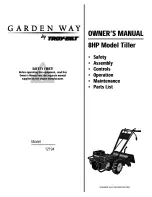 Troy-Bilt Garden Way 12194 Owner'S Manual preview