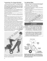 Предварительный просмотр 14 страницы Troy-Bilt JUNIOR TOMAHAWK Owner'S/Operator'S Manual