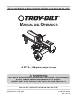 Предварительный просмотр 25 страницы Troy-Bilt LS 27 TB Operator'S Manual