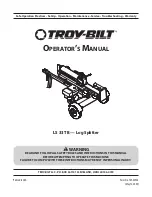Troy-Bilt LS 33 TB Operator'S Manual preview