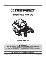 Предварительный просмотр 1 страницы Troy-Bilt Mustang Series RZT Operator'S Manual